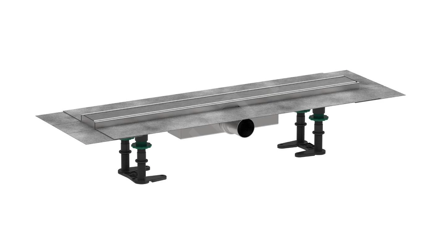 Hansgrohe RainDrain Compact - Douchegoot 60 Cm, Met Rooster, Geborsteld Roestvrij Staal 56162800 3 Hansgrohe RainDrain Compact - Douchegoot 60 Cm, Met Rooster, Geborsteld Roestvrij Staal 56162800