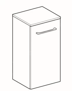 Geberit Selnova Square - Zijkast 650x330x297 Mm, 1 Deur, Glanzend Wit 501.272.00.1 7 Geberit Selnova Square - Zijkast 650x330x297 Mm, 1 Deur, Glanzend Wit 501.272.00.1 -Badkamer Paradijs 033afa01e19bf4f5e7c09976 1