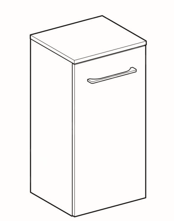 Geberit Selnova Square - Zijkast 650x330x297 Mm, 1 Deur, Glanzend Wit 501.272.00.1 5 Geberit Selnova Square - Zijkast 650x330x297 Mm, 1 Deur, Glanzend Wit 501.272.00.1 - Afbeelding 3