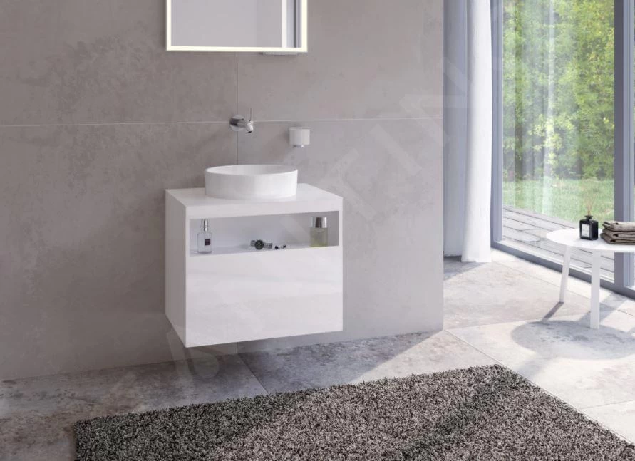 Keuco Stageline - Wastafelonderkast, 650x550x490 Mm, Met Uitsparing Voor Wastafel, Wit 32853300000 9 Keuco Stageline - Wastafelonderkast, 650x550x490 Mm, Met Uitsparing Voor Wastafel, Wit 32853300000 - Afbeelding 7