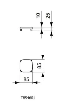 Ideal Standard Strada II - Keramische Afvoerafdekking, Wit T854601 -Badkamer Paradijs 048cfba40b7b37de2c0e4700