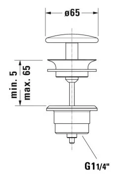 Duravit Toebehoren - Niet-afsluitbare Afvoerplug 1 1/4, Antraciet Mat 0050781300 5 Duravit Toebehoren - Niet-afsluitbare Afvoerplug 1 1/4, Antraciet Mat 0050781300 -Badkamer Paradijs 08b24e96f5df16d2fb2c765f