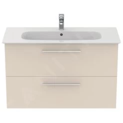 Ideal Standard I.Life A - Wastafelonderkast, 1000x440x630 Mm, 2 Laden, Mat Zand T5257NF -Badkamer Paradijs 097d0d5135b07d077e3b0fce
