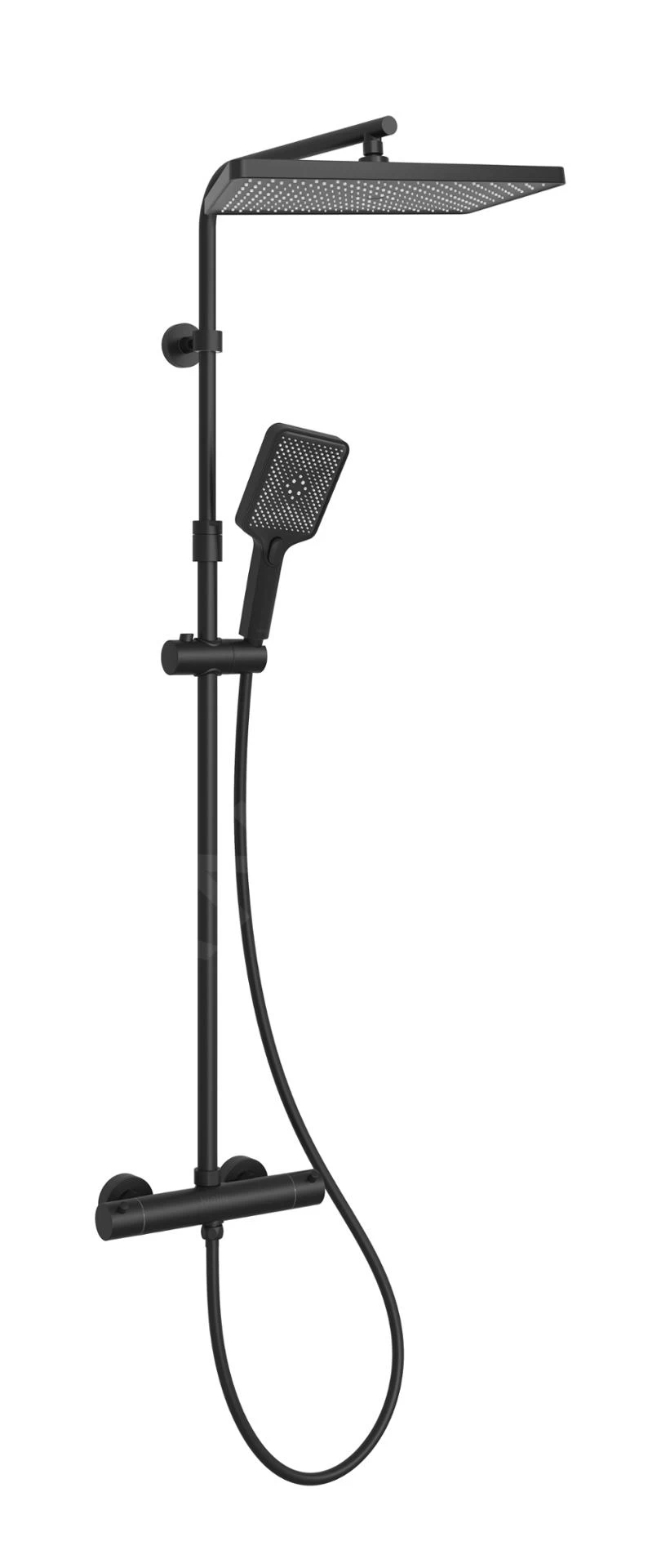 Kielle Vega - Doucheset Met Thermostaat, 300 X 200 Mm, 3jet, Mat Zwart 20618004 3 Kielle Vega - Doucheset Met Thermostaat, 300 X 200 Mm, 3jet, Mat Zwart 20618004
