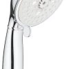 Grohe Tempesta Rustic - Handdouche 100, 4 Straalsoorten, Chroom 26085001 -Badkamer Paradijs 0bbdd75e5d57945dbd26fe66