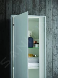 Ideal Standard Connect Air - Hoge Kast 400x300x1200 Mm, Mat Bruin/mat Wit E0834VY -Badkamer Paradijs 0df3eb19e6862fa1c75390fe