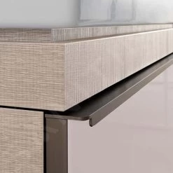 Geberit Citterio - Wastafelonderkast 750 Mm, Glanzend Glas/taupe/licht Eiken 500.557.JI.1 -Badkamer Paradijs 0e31715c32f9060125fd7542 1