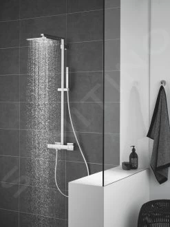 Grohe Grohtherm Cube - Regendouchesysteem, Chroom 26087000 -Badkamer Paradijs 0e32493b2635c66f594f6f2b