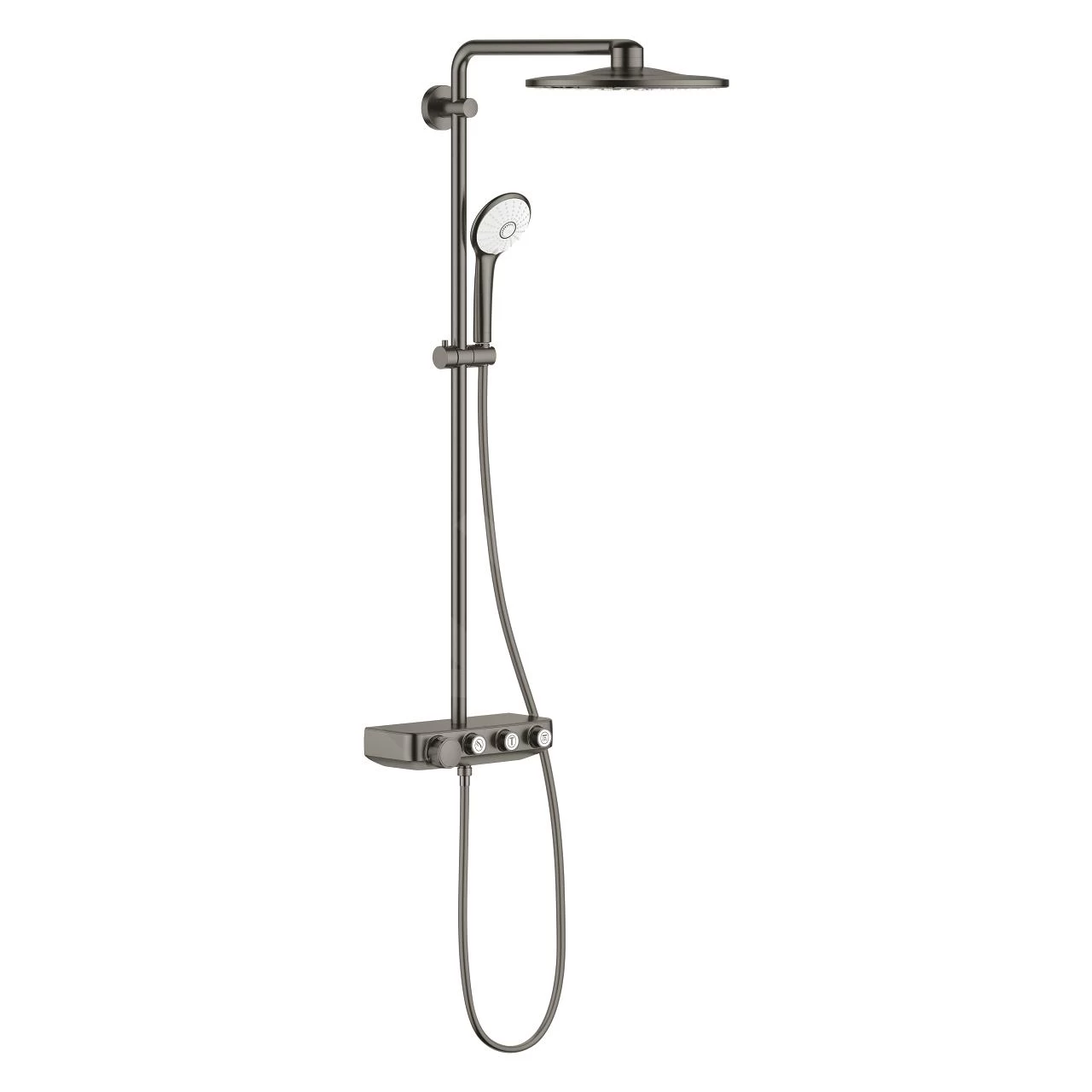 Grohe Euphoria SmartControl - Douchesysteem 310 Duo Met Thermostaatkraan, 3 Straalsoorten, Geborsteld Hard Graphite 26507AL0 3 Grohe Euphoria SmartControl - Douchesysteem 310 Duo Met Thermostaatkraan, 3 Straalsoorten, Geborsteld Hard Graphite 26507AL0