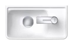 Duravit D-Neo - Fonteintje 400x220 Mm, Met Kraangat Rechts, Wit 0739400041 -Badkamer Paradijs 106cf7dcec04d7dcc34c8d70