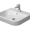Duravit Happy D.2 - Wastafel 600x505 Mm, Met Overloop, Met Kraangat, WonderGliss, Wit 23186000001 -Badkamer Paradijs 10a828953c3d8be85431544b