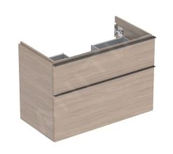 Geberit ICon - Wastafelonderkast, 89x62x48 Cm, 2 Laden, Eiken 502.305.JH.1