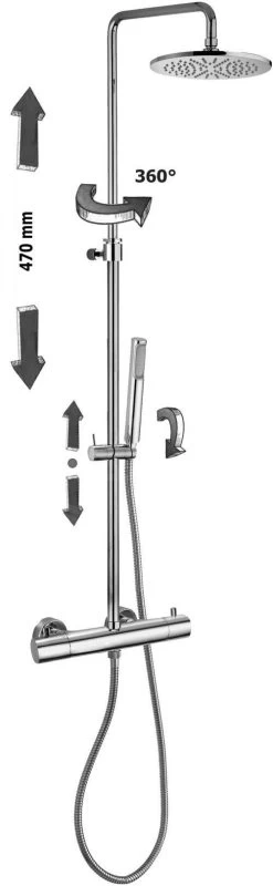 Paffoni Douchesets - Doucheset Mini Birillo 225 Met Thermostaatkraan, Mat Zwart ZCOL638LIQNO 7 Paffoni Douchesets - Doucheset Mini Birillo 225 Met Thermostaatkraan, Mat Zwart ZCOL638LIQNO -Badkamer Paradijs 1471086f7e78dc8f31b5a481