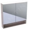 Geberit Acanto - Badkamer Bovenkast Met Spiegel 890x830 Mm, Mytic Eik 500.646.00.2 -Badkamer Paradijs 14be2e40776b898e5e26518f 1