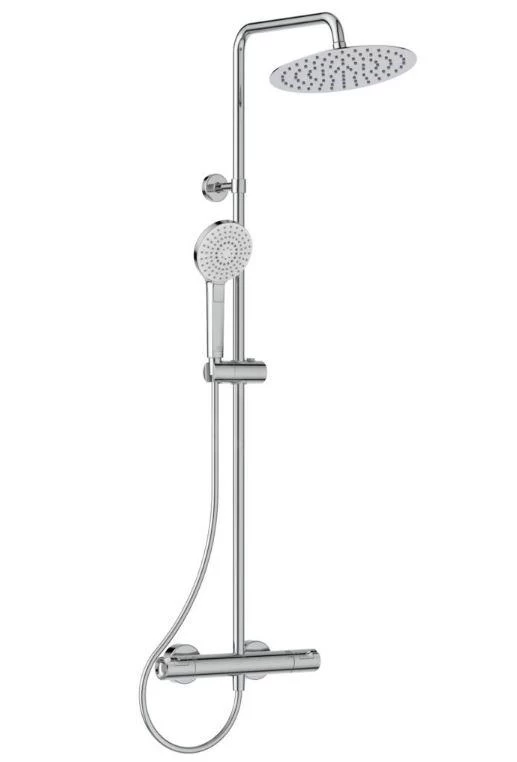 Ideal Standard CeraTherm - Doucheset Met Thermostaat, Diameter 250 Mm, 3jets, Chroom A7565AA 3 Ideal Standard CeraTherm - Doucheset Met Thermostaat, Diameter 250 Mm, 3jets, Chroom A7565AA