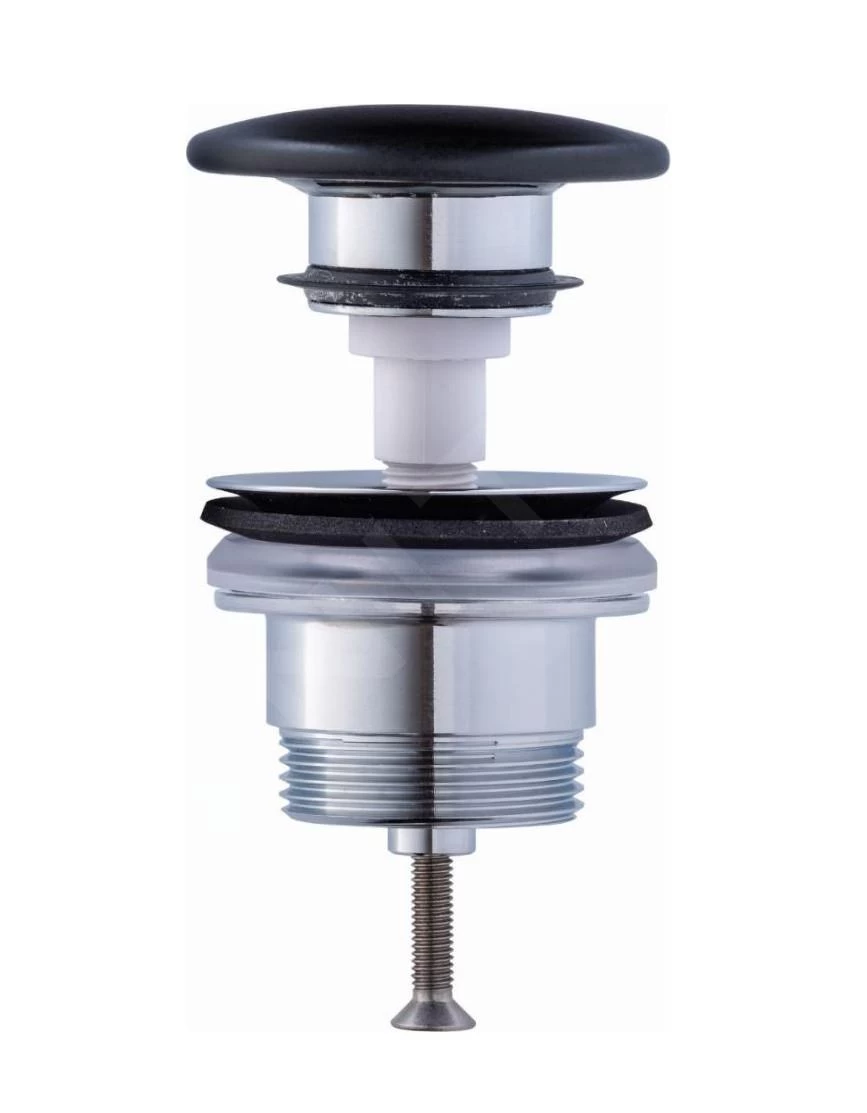 Duravit Toebehoren - Push-Open Afvoerplug, 1 1/4, Antraciet Mat 0050791300 3 Duravit Toebehoren - Push-Open Afvoerplug, 1 1/4, Antraciet Mat 0050791300