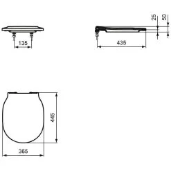 Ideal Standard Connect Air - Closetzitting, Wit E036701 -Badkamer Paradijs 19374ecfe824a9a1afbcaf29