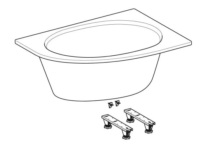 Geberit Selnova - Hoekbad 1400x1000x460 Mm, Rechts, Wit 554.271.01.1 5 Geberit Selnova - Hoekbad 1400x1000x460 Mm, Rechts, Wit 554.271.01.1 - Afbeelding 3