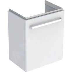 Geberit Selnova Compact - Wastafelkast, 500x367x604 Mm, 1 Deur, Glanzend Wit/mat Wit 501.492.00.1