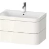 Duravit Happy D.2 Plus - Wastafelonderkast Met Wastafel 480x775x490 Mm, 2 Laden, Wit Hoogglans HP4637O2222