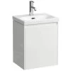 Laufen Lani - Wastafelonderkast, 44x34x52 Cm, 1 Deur, Scharnieren Links, Mat Wit H4035011122601