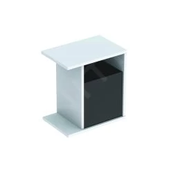 Geberit ICon Xs - Zijelement Met Opbergvak, 370x400x273 Mm, Glanzend Wit 840237000