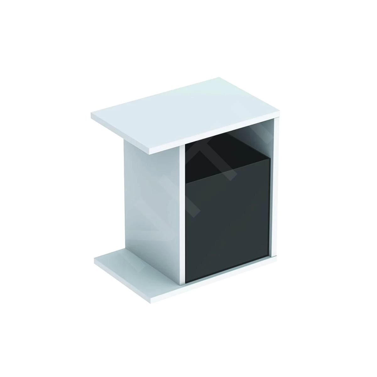 Geberit ICon Xs - Zijelement, 370x400x245 Mm, Glanzend Wit 840137000 3 Geberit ICon Xs - Zijelement, 370x400x245 Mm, Glanzend Wit 840137000