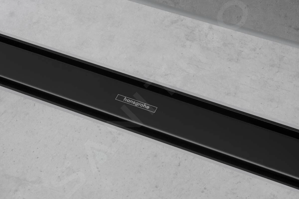 Hansgrohe RainDrain Match - Douchegoot Met Rvs Rooster 1200, In Hoogte Verstelbaar Frame, Mat Zwart 56042670 4 Hansgrohe RainDrain Match - Douchegoot Met Rvs Rooster 1200, In Hoogte Verstelbaar Frame, Mat Zwart 56042670 - Afbeelding 3