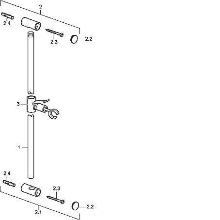 Hansa Jet - Glijstang 900 Mm, Chroom 04480100 6 Hansa Jet - Glijstang 900 Mm, Chroom 04480100 - Afbeelding 4