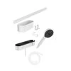 Hansgrohe WallStoris - Doucheset Van Douchekop 105, 3 Straalsoorten, Thermostaatkraan En Douche Accesoires, Mat Wit 24250700 1 Hansgrohe WallStoris - Doucheset Van Douchekop 105, 3 Straalsoorten, Thermostaatkraan En Douche Accesoires, Mat Wit 24250700 -Badkamer Paradijs 23aa28dce8c43d26f2a66317