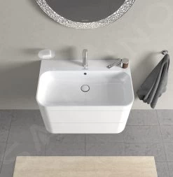Duravit Happy D.2 Plus - Wastafelonderkast Met Wastafel 480x775x490 Mm, 2 Laden, Wit Hoogglans HP4637O2222 -Badkamer Paradijs 23f11252d3ac65201397b8de