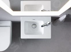 Duravit ME By Starck - Fonteinmeubel 430x300 Mm, Zonder Overloop, Met Kraangat, Wit 0723430041 -Badkamer Paradijs 27c8fb97eb3576b0addeb080