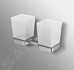 Ideal Standard IOM Square - Dubbele Bekerhouder, Mat Glas/chroom E2205AA -Badkamer Paradijs 27f485dfeabc563194eebbe1