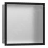 Hansgrohe XtraStoris Individual - Inbouwnis Met Designlijst, 300x300x100 Mm, Geborsteld Rvs/mat Zwart 56097670 -Badkamer Paradijs 28689afd160629c78847c42f