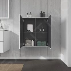 Duravit L-Cube - Zijkast 800x700x243 Mm, 2 Deuren, Wit Mat LC116701818 -Badkamer Paradijs 2a0c9d103ce7534401216a97