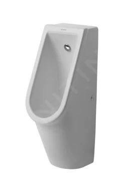 Duravit Starck 3 - Urinoir, Met Achterinlaat, Rimless, Met HygieneGlaze, Alpine Wit 0827252000