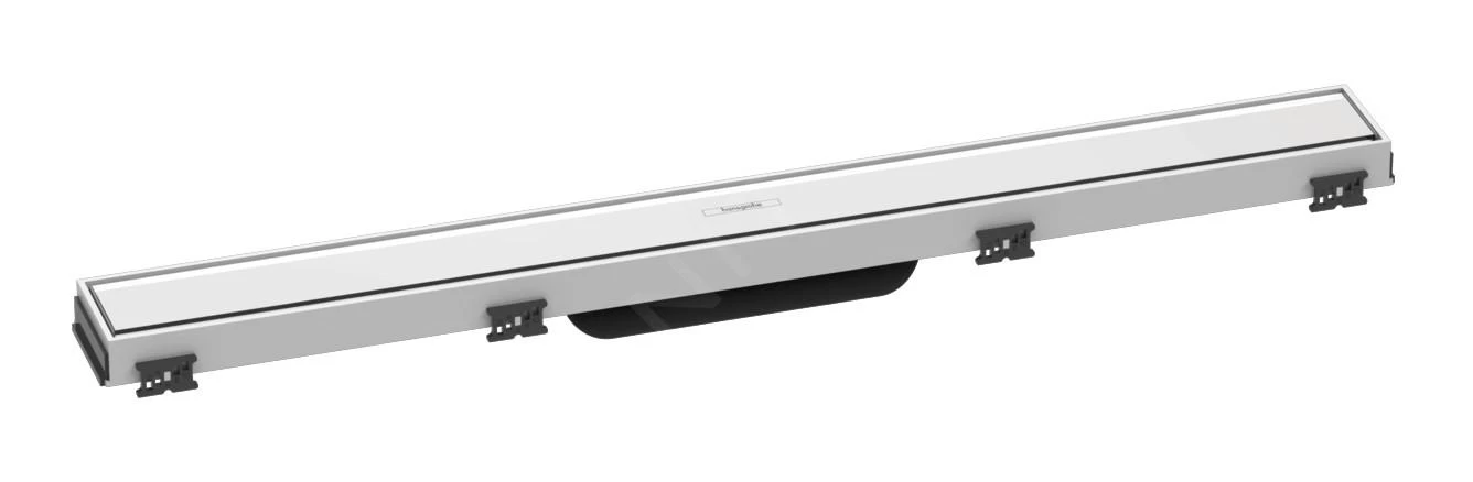 Hansgrohe RainDrain Match - Douchegoot Met Rvs Rooster 700, In Hoogte Verstelbaar Frame, Wit 56037450 3 Hansgrohe RainDrain Match - Douchegoot Met Rvs Rooster 700, In Hoogte Verstelbaar Frame, Wit 56037450