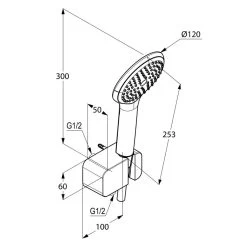 Kludi Freshline - Douchekop Met Doucheslang En Douchehouder, Chroom 6787005-00 5 Kludi Freshline - Douchekop Met Doucheslang En Douchehouder, Chroom 6787005-00 -Badkamer Paradijs 3231fb6819eb8a7fafde5b05