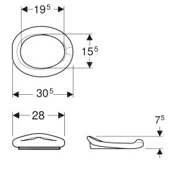 Geberit Bambini - Kinder Wc Bril, Grijs 573348000 -Badkamer Paradijs 345c280f7a00dfd61161c319