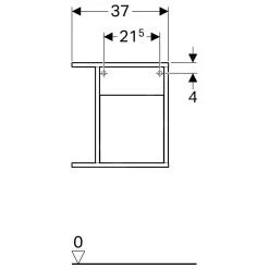 Geberit ICon Xs - Zijelement Met Opbergvak, 370x400x245 Mm, Platina Hoogglans 840139000 -Badkamer Paradijs 347a275a4b4745348f0a0d3a 1