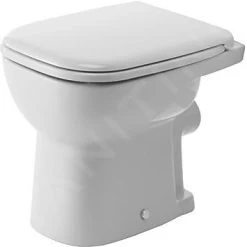 Duravit D-Code - Staande WC, Vlakspoel, Afvoer Aan Achterzijde, Wit 21090900002