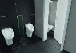 Duravit DuraStyle - Urinoir, Elektrische Bediening, Afval Achteraan, Met WonderGliss, Wit 28043100931 -Badkamer Paradijs 3594618685d8c296ea731042 3