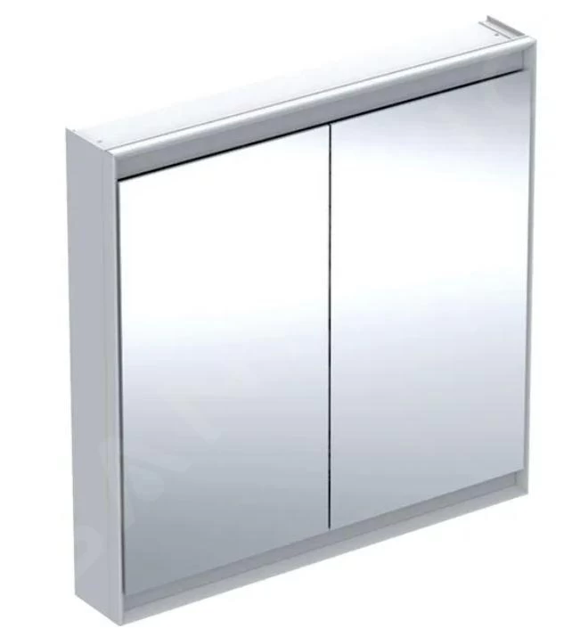 Geberit ONE - Spiegelkast Met LED-verlichting, 900x900x150 Mm, 2 Deuren, Aluminium 505.813.00.1 3 Geberit ONE - Spiegelkast Met LED-verlichting, 900x900x150 Mm, 2 Deuren, Aluminium 505.813.00.1