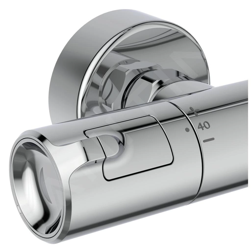 Ideal Standard CeraTherm - Doucheset Met Thermostaat, Diameter 250 Mm, 3jets, Chroom A7565AA 6 Ideal Standard CeraTherm - Doucheset Met Thermostaat, Diameter 250 Mm, 3jets, Chroom A7565AA - Afbeelding 4