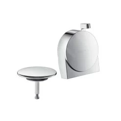 Hansgrohe Exafill S - Afdekset Voor Badafvoer, Chroom 58117000