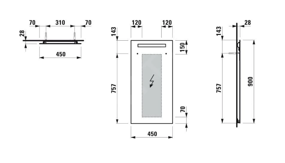 Laufen Lani - Spiegel Met LED-verlichting, 45x90 Cm H4038501121441 4 Laufen Lani - Spiegel Met LED-verlichting, 45x90 Cm H4038501121441 - Afbeelding 2