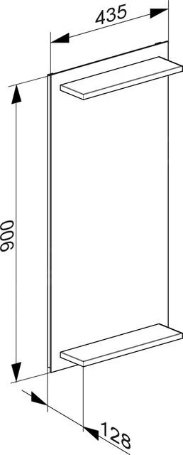 Keuco Edition 11 - Spiegel Met LED-verlichting En Planchet, 435x900 Mm 11198001500 4 Keuco Edition 11 - Spiegel Met LED-verlichting En Planchet, 435x900 Mm 11198001500 - Afbeelding 2