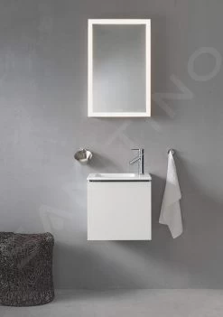 Duravit L-Cube - Wastafelonderkast 400x420x294 Mm, Scharnieren Links, Wit Mat LC6272L1818 -Badkamer Paradijs 3ab06b77dd36d2b556634a72