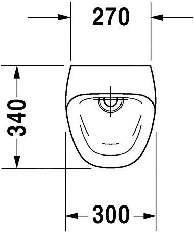 Duravit DuraStyle - Urinoir, Elektrische Bediening, Afval Achteraan, Rimless, Wit 2806310093 3 Duravit DuraStyle - Urinoir, Elektrische Bediening, Afval Achteraan, Rimless, Wit 2806310093 - Afbeelding 2