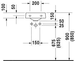Duravit Architec - Fontein, 360x380 Mm, Zonder Overloop, Met Kraangat Links, Wit 0766350009 -Badkamer Paradijs 3d278cd4c220f811c097b928
